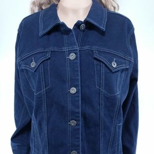 Style & Co NWT XL Button Up Jean Jacket